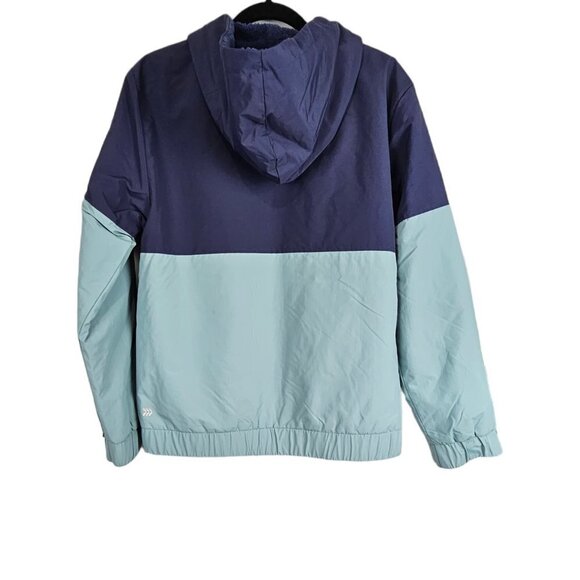 All In Motion Reversible Blue Windbreaker Fleece Jacket - Picture 9 of 10
